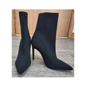 Brand New Express High Heel Boots, Black, US 8